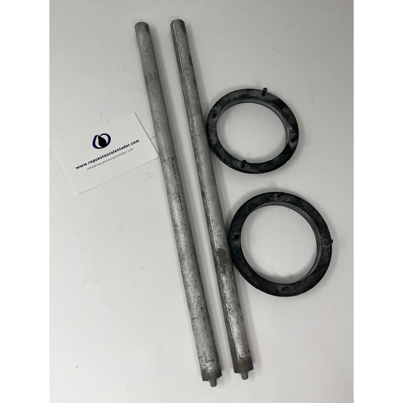 Kit 2 ánodos + 2 juntas para Equation EQ3 doble tanque