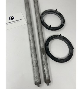Kit 2 ánodos + 2 juntas para Equation EQ3 doble tanque