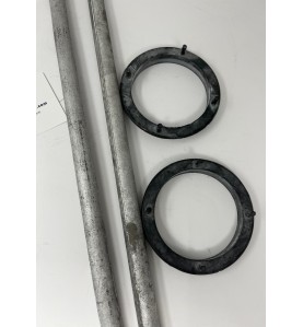 Kit 2 ánodos + 2 juntas para Equation EQ3 doble tanque