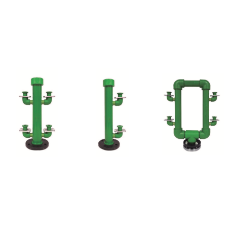 Batería PPR para 4 contadores candelabro