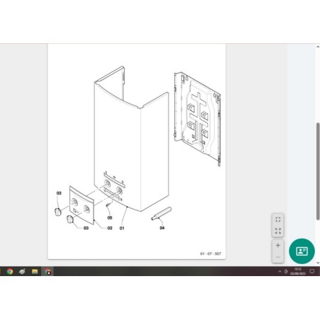 Alargue Vaillant para mando caudal