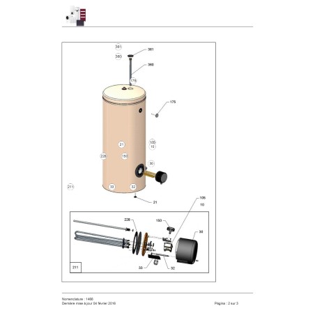 Anodo magnesio roscado Thermor GZT