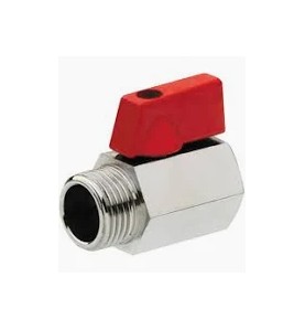 Llave de corte MINI m-h Ø1/2