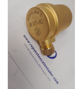 Purgador de aire para estufa pellets