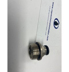 Conexión rápida para tubo tecalán Ø8 rosca 1/4