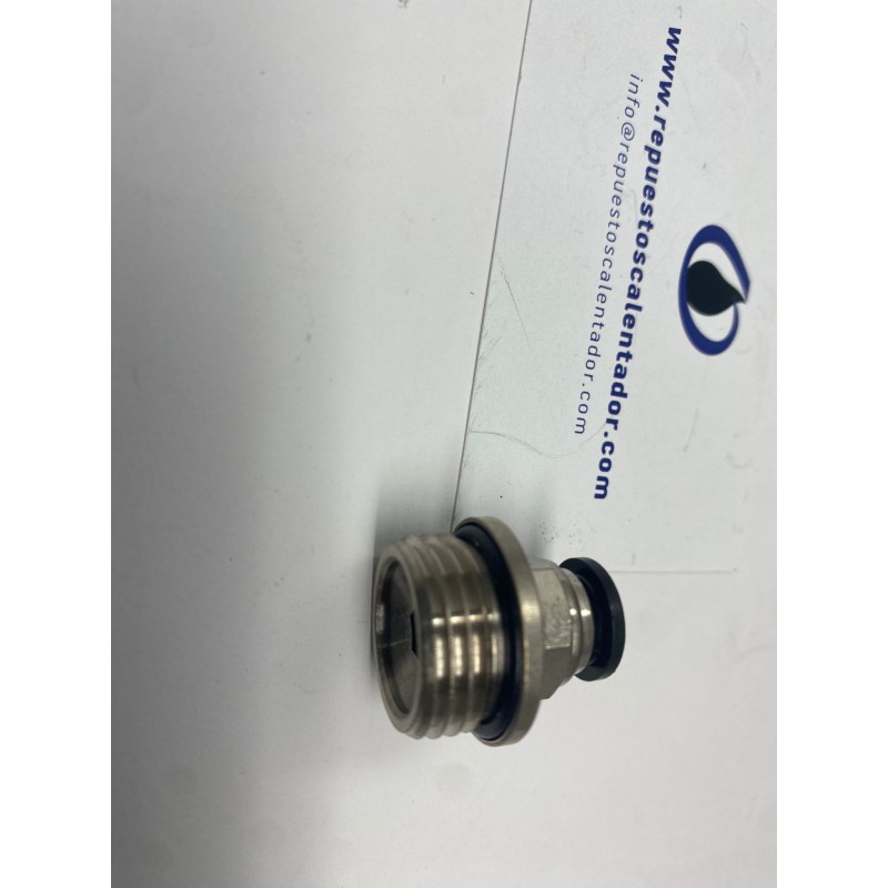 Conexión rápida para tubo tecalán Ø8 rosca 1/4