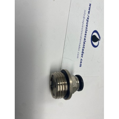 Conexión rápida para tubo tecalán Ø8 rosca 1/4
