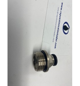 Conexión rápida para tubo tecalán Ø8 rosca 1/4