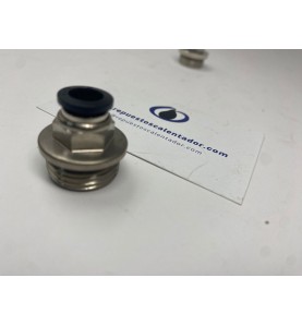 Conexión rápida para tubo tecalán Ø8 rosca 1/4
