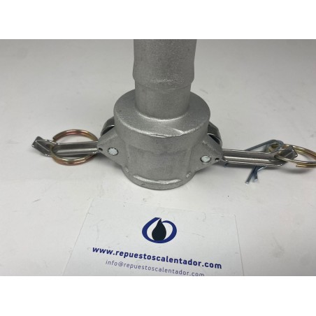 Camlock aluminio tipo C 1"1/4