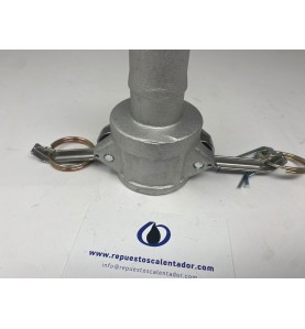 Camlock aluminio tipo C 1"1/4