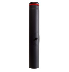 Tubos para estufas de pellets Ø80 color negro CON REGISTRO largo 50cm