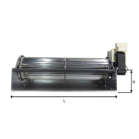 Ventilador aire tangencial estufa pellets KALOR