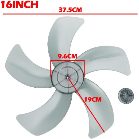 Aspas ventilador 375 mm