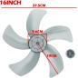 Aspas ventilador 375 mm Blanco
