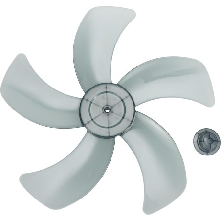Aspas ventilador 350 mm Negro