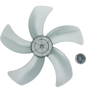 Aspas ventilador 350 mm Negro