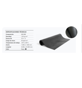 PLANCHA DE GOMA COMÚN