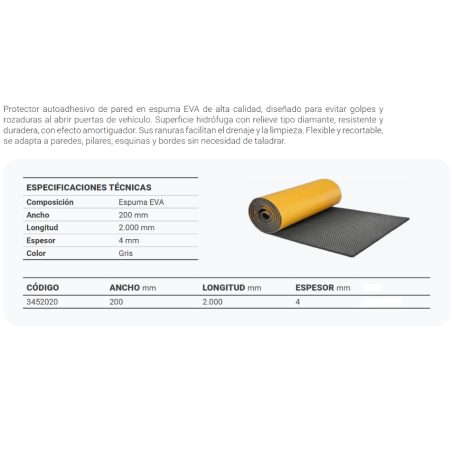 BANDA PROTECTORA ADHESIVA PARA COCHES