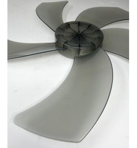 Aspas ventilador 350 mm Negro