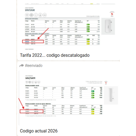 THERMOR IAM 100 termo nuevo