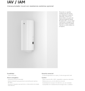 THERMOR IAM 100 termo nuevo