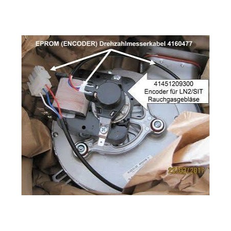 Encoder para ventilador de humos estufa pellets LN2 SIT