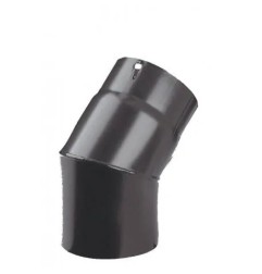 CODO Ø80 45º MH negro vitrificado