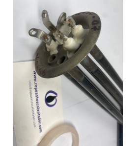 Resistencia blindada 700+700W Inox Flat 30-50L