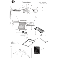 Placa aire acondicionado EQUATION S-AC-10-OUT
