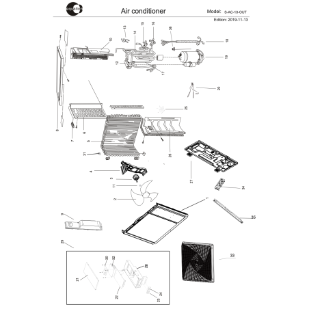 copy of Placa aire acondicionado EQUATION S-AC-10-OUT