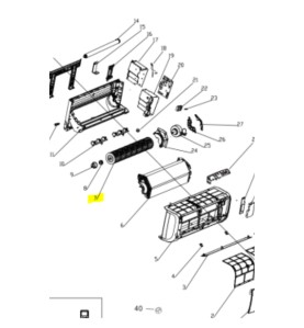 Turbina split aire acondicionado Equition