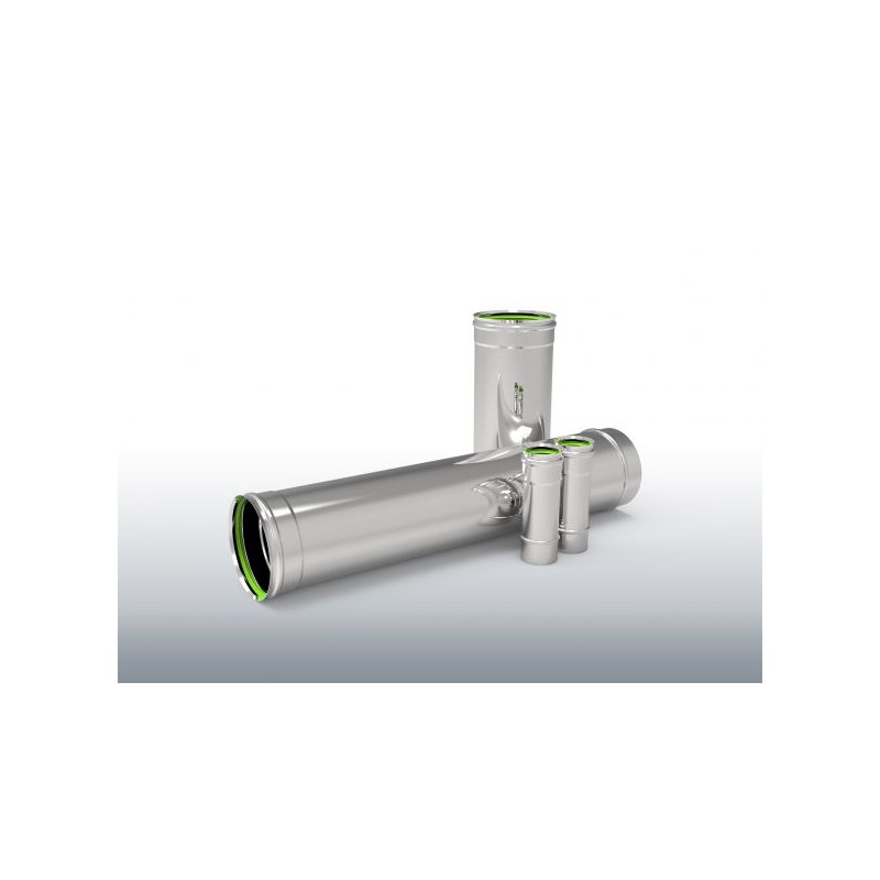 Tubo acero inox para Caldera Ø100