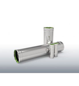 Tubo acero inox para Caldera Ø100