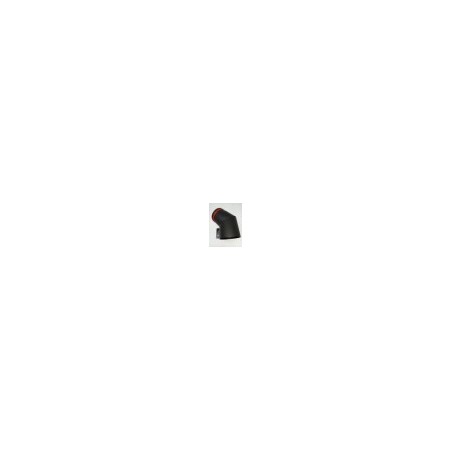 Codo Ø 125 45º negro mate