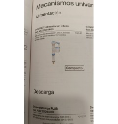 Mecanismo de alimentación inferior con rosca metálica REF: A822502300