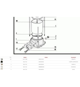 Despiece Espa Multi 20