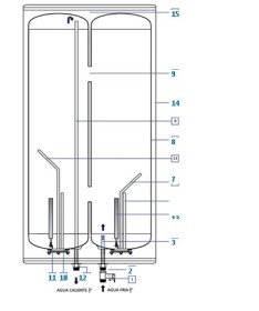 Anodo magnesio Inox y Silver Flat