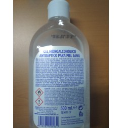 Gel para manos hidroalcoholico antiséptico 500ml