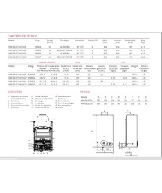 Calentador a gas Thermor IONO SELECT 11 Bajo Nox