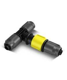Conector de tres vías con regulación