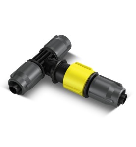 Conector de tres vías con regulación