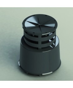 TERMINAL COAXIAL VERTICAL Ø60/100 CORTO