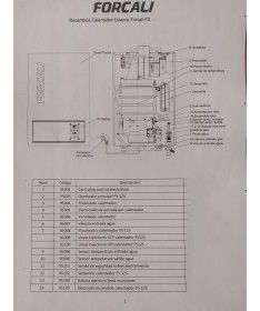 DESPIECE CALENTADOR ESTANCO FORCALI