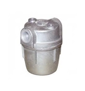 Filtro gasoil aluminio 3/8 H-H 100micras CAUDAL 250 L-H