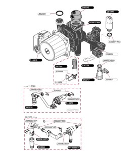 Despiece completo Saunier Duval CZ87LL50 - THERMAFAST F 30 E H-MOD