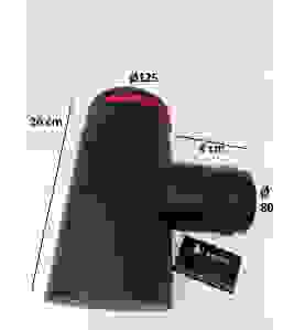 Te Ø80 para estufa pellets con AMPLIACION a Ø125