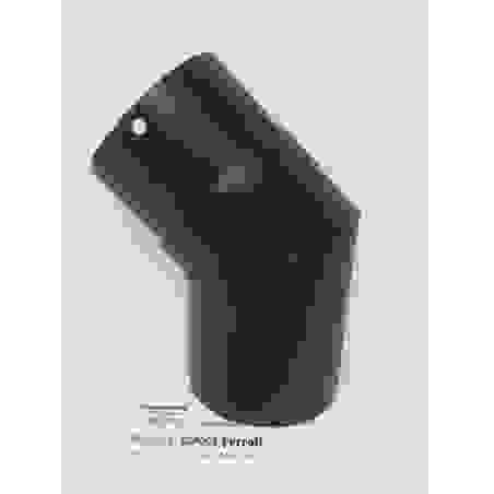 Codo negro Ø 100  45º M-H