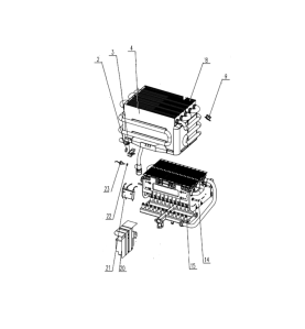 Caja para pilas de calentador NIZA y APOLO