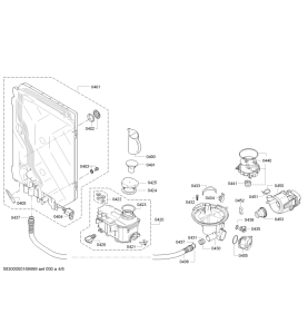 Motor lavavajillas BOSCH